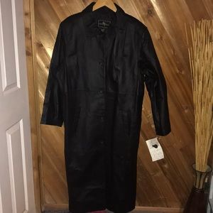 Brandon Thomas Leather Coat